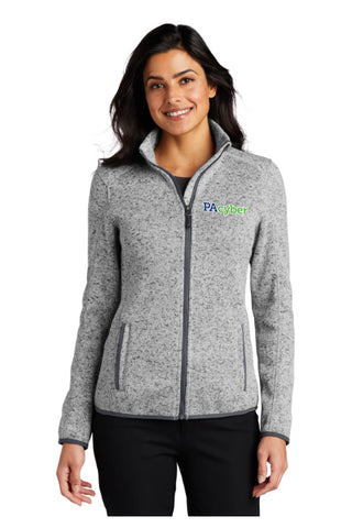 Port Authority® Ladies Sweater Fleece Jacket